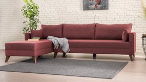 Széthúzható kanapé  Bellina 1 (bordó) (B). 1063027