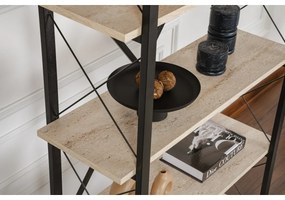 Elysian Travertine and Black polcállvány