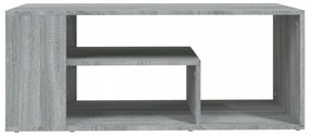 szürke sonoma szerelt fa dohányzóasztal 100 x 50 x 40 cm