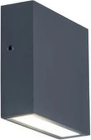 LUTEC 5104001118 GEMINI Modern Kültéri Fali Lámpa Antracit LED IP44