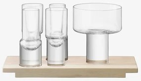 LSA International Adókészlet Vodka d 27 cm, átlátszó/hamvas - LSA nemzetközi