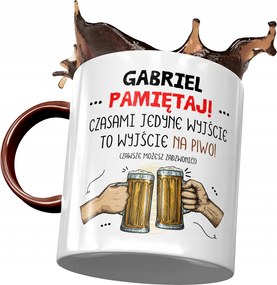 Bordó Bögre Gabriel Gabrysia Férj Ajándék Nyomtatott Fotóval