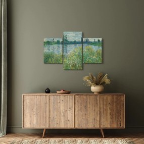 Kép - Claude Monet, Banks of the Seine, reprodukciók (90x60 cm)