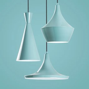 Zsinóros függőlámpa TOM 3xE27/40W/230V, kék