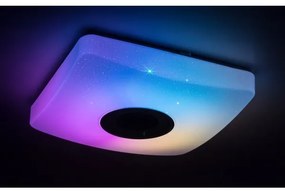 Rabalux - RGB LED dimmelhető mennyezeti lámpatest hangszóróval LED/18W/230V + távirányító