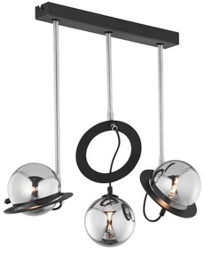 Jupiter 1895 - Csillár rúdon PLANET 3xG9/10W/230V matt króm 1895