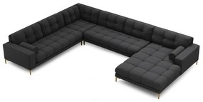 Sötétszürke sarokkanapé (bal oldali) Bali – Cosmopolitan Design