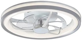 RÁBALUX 71335 FANRICIUS Ventilátoros lámpa Ezüst IP20