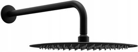 Mexen Slim esőfej 30 cm zuhanykarral 40 cm, fekete, 79230211-70