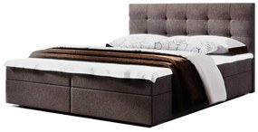 FADO 2 kárpitozott ágy + ágyrács + matrac, 160x200, cosmic 800