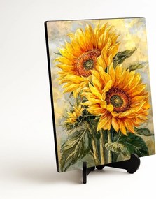 DUBLEZ | Színes kép - Virágzó napraforgók