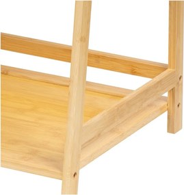 Natúr színű bambusz fürdőszobai polcos állvány 52x115 cm Elori – Bonami Essentials