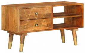 tömör mangófa TV-szekrény 85 x 35 x 47 cm