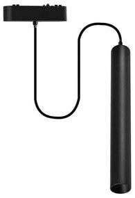 Eurolamp, Mágneses sínre szerelhető, függő, Ultra Slim lámpa fekete, 7W, 40V, 3CCT