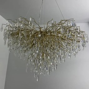 Kristály csillár zsinóron 11xG9/40W/230V arany