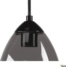 SLV 1006159 PARA CONE Modern Függesztett Lámpa Fekete, Átlátszó GU10 IP20