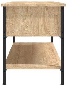 sonoma tölgyfa TV-szekrény 100 x 35 x 45 cm rétegelt fából