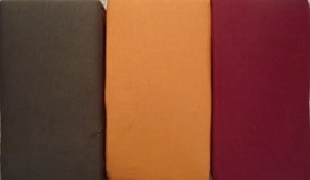 Letisa Pamut Gumis Lepedő 200x220 cm Barna