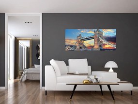 Kép - Tower Bridge, London, Anglia (120x50 cm)