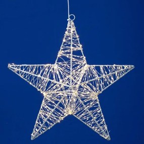 LED karácsonyi dekoráció 320xLED/230V 45 cm csillag meleg fehér