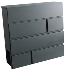BRICKS postal box 370 x 370 x 105 mm, anthracite