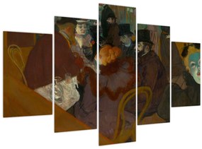 Kép - Henri de Toulouse-Lautrec, At the Moulin Rouge, reprodukciók (150x105 cm)