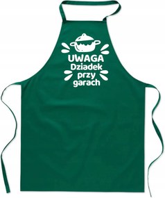 Konyhai Kötény zöld Nagypapa A Garázsban ajándék Nagypapa Napja FA_428_z