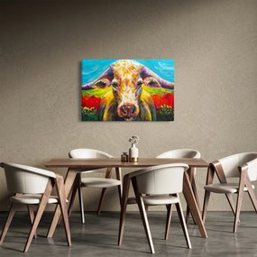Kép - Festett tehén (90x60 cm)