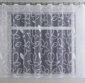 Mg Függöny jacquard 83/100 Fehér 200X240 szalaggal