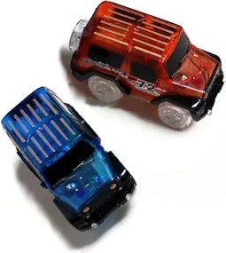 Zaparkorun Kisautó világító autópályához - 6 cm széles - piros