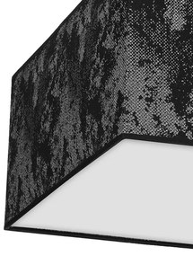 Mennyezeti lámpa SATINO 3xE27/60W/230V fekete/ezüst