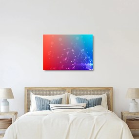 Modern absztrakt kép (üvegen) (70x50 cm)