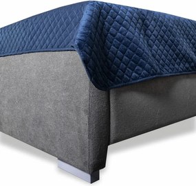 Aria kárpitozott ágy + rácsos rács + matrac EMI