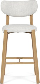 AUB-L3125 OAK fehér szövet bárszék