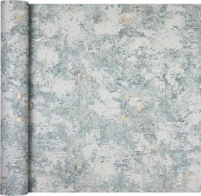 Ipari tapéta zöld Vakolat Beton Arany elemekkel