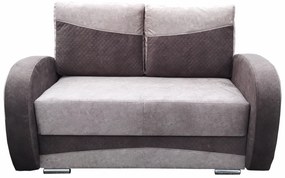Mara új 2-es (ágyazható) kanapé, barna-barna