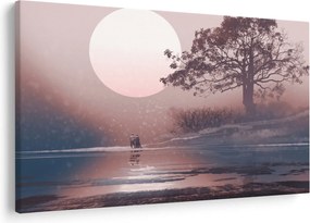 Kép - szerelmes pár (90x60 cm)