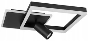 LED mennyezeti lámpa LED/38W/230V + 1xGU10/30W fekete