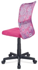 Gyerek Forgószék, Magasságállítás, Rózsaszín Hálós. KA-2325 PINK