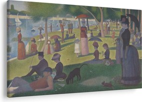 Kép - Georges Seurat, A Sunday on La Grande Jatte, reprodukciók (90x60 cm)