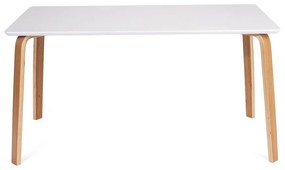 Étkezőasztal fehér asztallappal 150x90 cm Zaha - Bonami Essentials