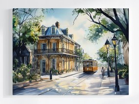 Vászonkép Canvas Város New Orleans Usa Utca Gyarmati Stílus 80x60