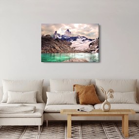 Hegyi tó képe (90x60 cm)