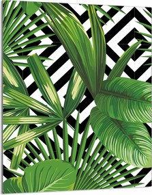 Üveg Vágódeszka 40x52 Levelek a Konyhába