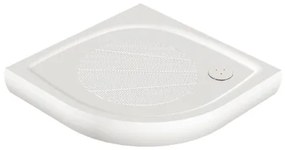 Ravak XA237701010 - Negyedkörű zuhanytálca ELIPSO 90x90 cm fehér