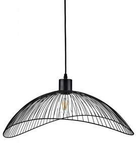 Lámpa Mennyezeti lámpatest RETO 1,4137,AC220-240V,50/60Hz,1*E27,IP20,átmérő 40CM,egyes,fekete