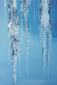 Poszter 61x90,5cm Kristály jégcsapok
