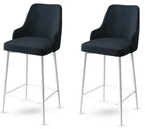 Enox Anthracite and White bárszék szett, 2 db, 2 db