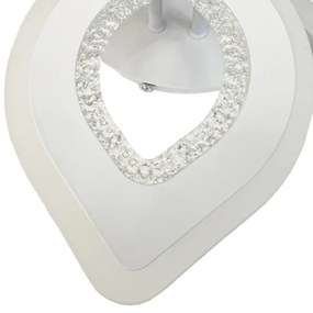 LED Dimmelhető felületre szerelhető csillár LED/95W/230V 3000-6500K + távirányítás