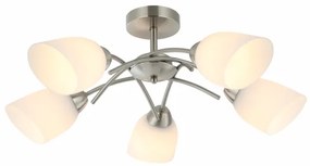 Felületre szerelhető csillár DONNA 5xE27/60W/230V nikkel